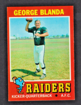 1971 Topps Football #39 George Blanda Raiders NM - £11.29 GBP