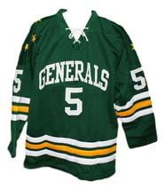 Any Name Number Greensboro Generals Retro Hockey Jersey 1960 New Green Any Size image 4