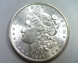 1897-S Morgan Silver Dollar Choice About Uncirculated++ Ch. Au++ Nice Original - £87.92 GBP