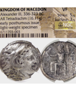 ALEXANDER the Great NGC VF. Tetradrachm. Amphipolis, Macedon mint. Herak... - $616.55
