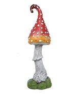 Large Fairy Garden Red White Spotted Crooked Toadstool Mushroom Figurine... - €73,03 EUR