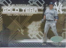 2005 Leaf Certified Materials Gold Team Alex Rodriguez 2 Yankees - £1.18 GBP