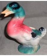1940s-50s Royal Copley MALLARD - DUCK PLANTER Made in USA #2 - $40.32 CAD