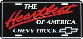 Chevrolet Truck The Heartbeat of America Aluminum License Plate Made In USA 6x12 - £792.37 GBP