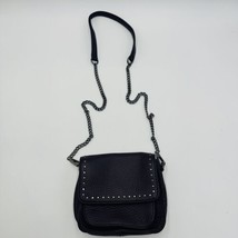 Rebecca Minkoff Purple Leather Studded Chain Link Strap Crossbody Bag Womens - £43.06 GBP