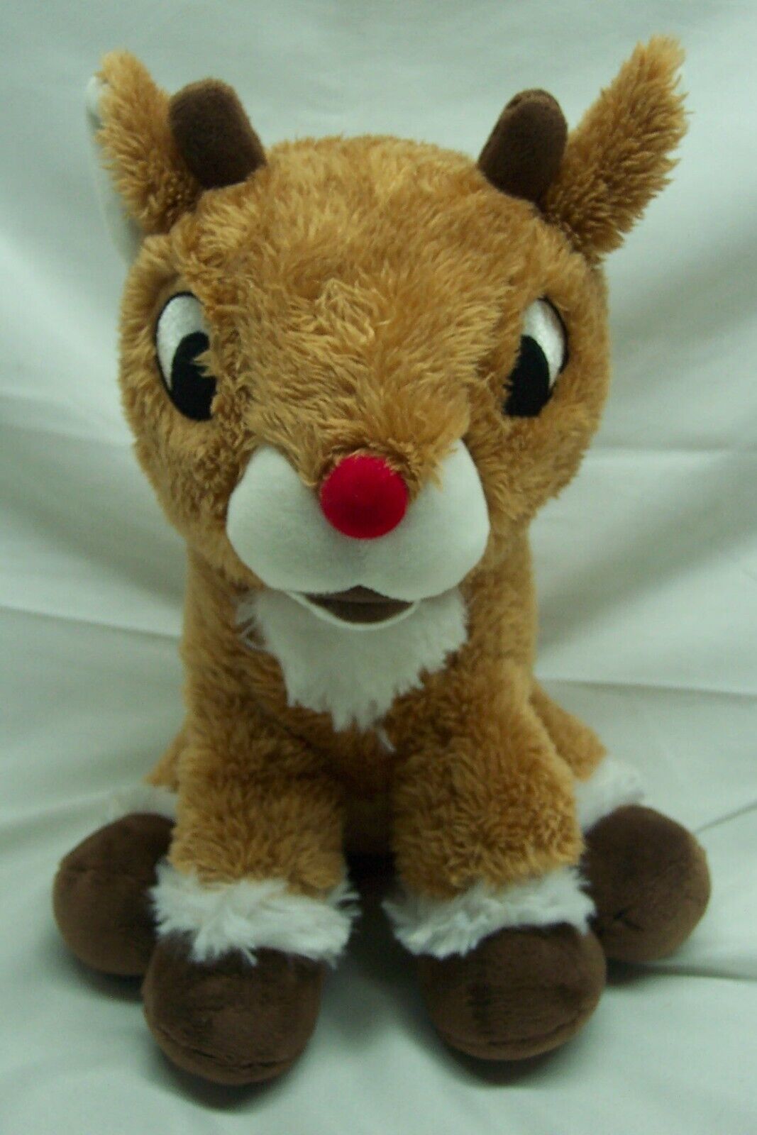 Kohl's VERY CUTE SOFT RUDOLPH THE RED NOSED REINDEER 11" Plush STUFFED ANIMAL - £14.61 GBP