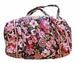 Vera Bradley Mod Floral Pink Large Duffel Bag Travel Carry On Shoulder Bag - $34.60