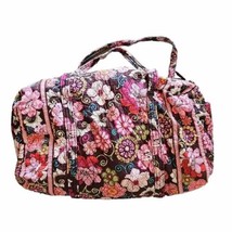 Vera Bradley Mod Floral Pink Large Duffel Bag Travel Carry On Shoulder Bag - $34.60