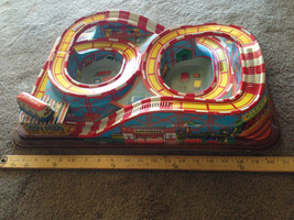 VINTAGE 1950&#39;S OHIO ART coney island roller coaster toy play set - $145.00