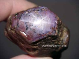 Pink Star Sapphire Crystal (polished-end), 896.7 cts Pink Sapphire, Pink... - $527.00