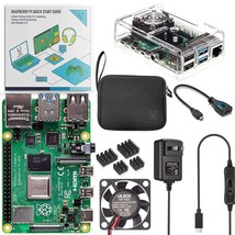 Vilros Basic Starter Kit for Raspberry Pi 4 with Fan Cooled ABS Case Includes Ra - £204.44 GBP
