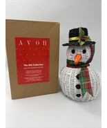 Avon Gift Collection Sam the Snowman Wicker - £11.14 GBP