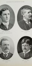 Notable St. Louis Men of 1900 Photos LAWYER Kern Overall Nagel Kirby Sherwood B9 - £8.78 GBP