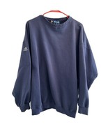 Vtg  90s Adidas Sweatshirt Men&#39;s 2XL Long Sleeve Distressing Crew Neck B... - $90.88 CAD
