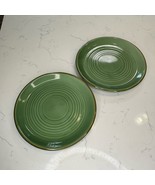 Jaclyn Smith Today Series Green Pattern Dinner Plates Set of 2 - $19.35