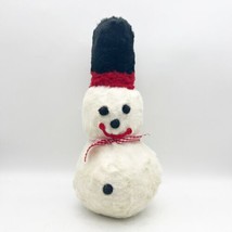 20&quot; Vintage Eden Plush Snowman Roly Poly Stuffed Christmas Toy Holiday - £35.59 GBP