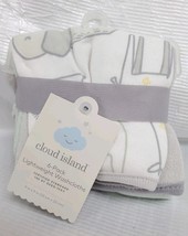 Baby 6pk 'Little Peanut' Washcloth Set - Cloud Island™ Green image 2