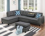 Living Room Furniture Sets,Sofas&amp;Couches With Cup Holders,L-Shaped Couch... - $1,434.99