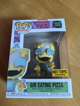 Funko Pop Television Invader Zim Gir Eating Pizza #1332 - Hot Topic Exclusive - £24.04 GBP