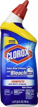 Clorox Toilet Bowl Cleaner with Bleach Rain Clean Scent Bottle 24 Oz, 2-Pack - £15.09 GBP