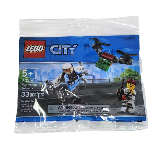 NEW IN PACKAGE LEGO CITY SKY POLICE JETPACK 30362 SEALED 33 PIECES AGES 5+ - $19.00