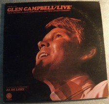 Vinyl LP-Glen Campbell-&quot;LIVE&quot; 2 album (STBO-268) - £10.96 GBP