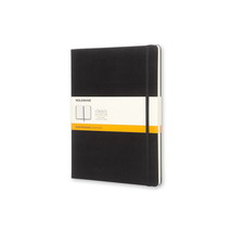 Moleskine Classic Ruled Extra Large Notebook, Hard Cover, Black, 7.5 x 10 in. - £20.51 GBP