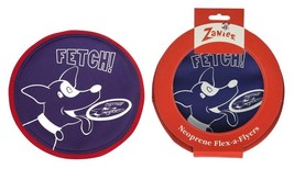 Frisbee Dog Toy Zanies Water Resistant Neoprene Flex-A-Flyers 9&quot; Fetch CLOSEOUT - £14.76 GBP