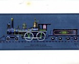 Union Pacific No 119 Golden Spike Historic Locomotives Color Etch Print ... - $24.72