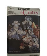 Simplicity Sewing Pattern #7596 Faith Van Zanten Stuffed Mice w/Clothes ... - $150.97 MXN