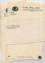 Cavalier Manor Motel Stationery &amp; Envelope Glen Allen Virginia 1950&#39;s. - $11.88