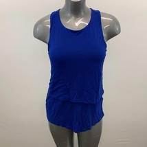 Banana Republic Women&#39;s Sleeveless Layered Top Size Small Blue Viscose/S... - $10.79 CAD