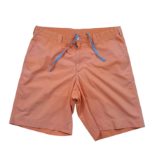 Bills Khakis Swim Trunks Shorts 36 Orange Faded Lined Drawstring USA - $14.55