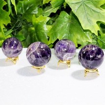 Wholesale Lot(1Kg) Amethyst Sphere Ball Healing Crystal Home Décor Colle... - £88.97 GBP