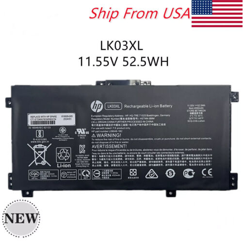 Battery Tech LK03XL-BTI REPLACEMENT BATTERY FOR HP ENVY 17-AE000, 17-AE1... - $131.63