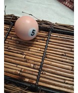 Replacement Mini Billiard Pool Ball - Orange #5 - $187.28 MXN