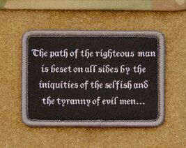 Ezekiel 25:17 SEAL Team 6 DEVGRU CAG Pulp Fiction Woven Patch Operation ... - $12.32 CAD