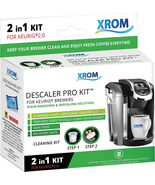 Descaling and Cleaning Kit Compatible with All K-Cup Keurig 2.0 Brewers,... - £13.08 GBP