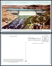 WASHINGTON Postcard - Grand Coulee Dam &quot;2&quot; P6 - £3.10 GBP