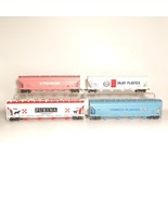 HO Lot of 4 Covered Hoppers Enjay Purina Tenneco Potacan – Metal Wheels - $798.07 MXN