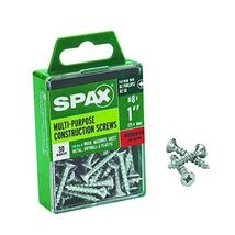 SPAX No. 8 x 1 in. L Phillips/Square Flat Head Zinc-Plated Steel Multi-P... - $21.60