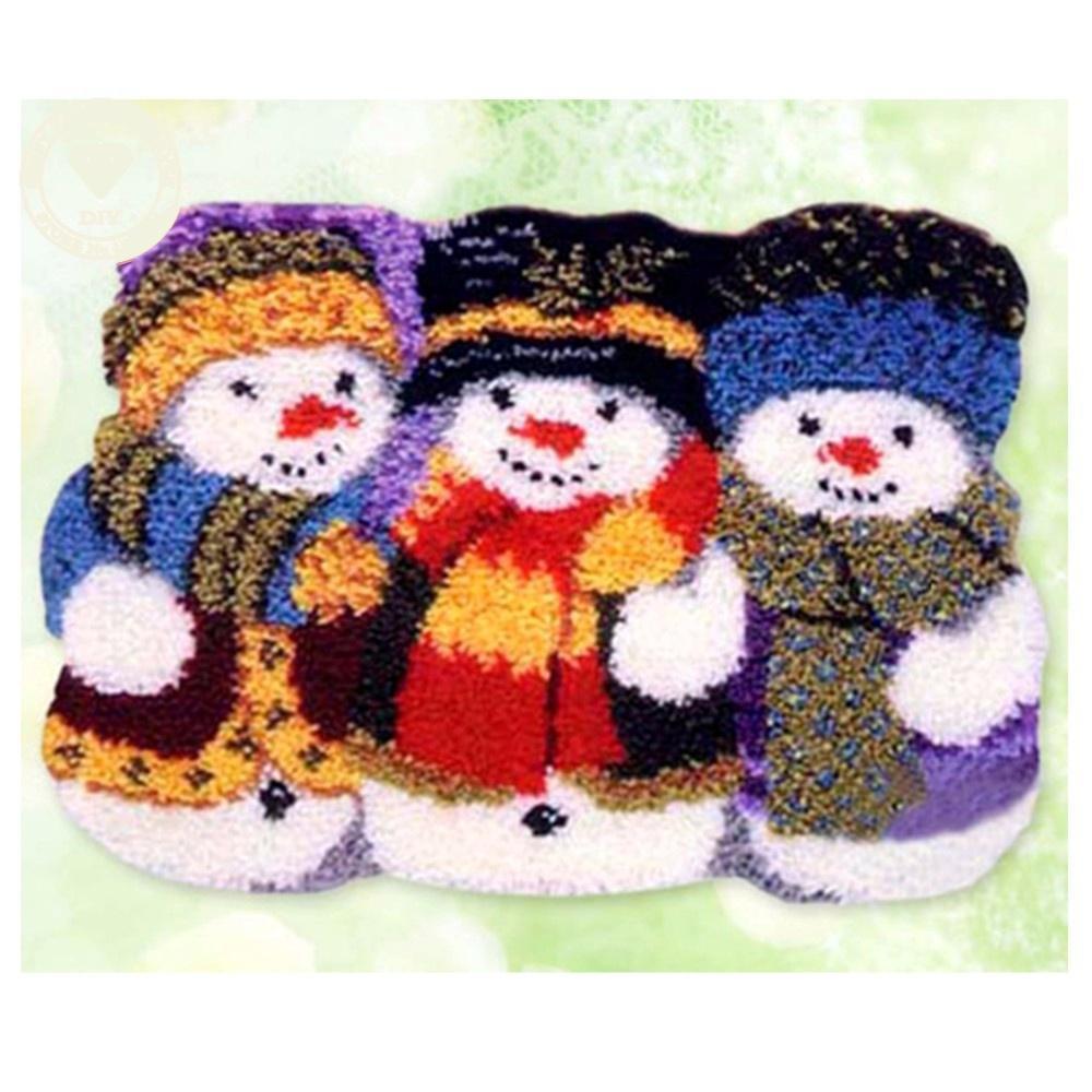 Primary image for Snowmen Rug Latch Hooking Kit