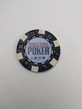 World Series of Poker $100 Black Chips Card Guard - Circulated - £7.90 GBP