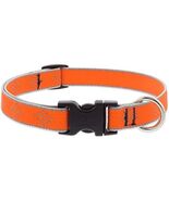 Lupine Reflective Dog Collar 3/4&quot; Wide Orange Diamond Adjusts from 13&quot; t... - €22,85 EUR