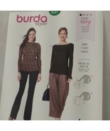 Burda Sewing Pattern 6281 Misses&#39; Shirt Top Super Easy to Sew 6-16 FF Uncut - £7.26 GBP