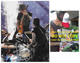 Frank Ferrer Guns N Roses Drummer signed 8x10 photo proof COA autographed GNR.. - £98.89 GBP