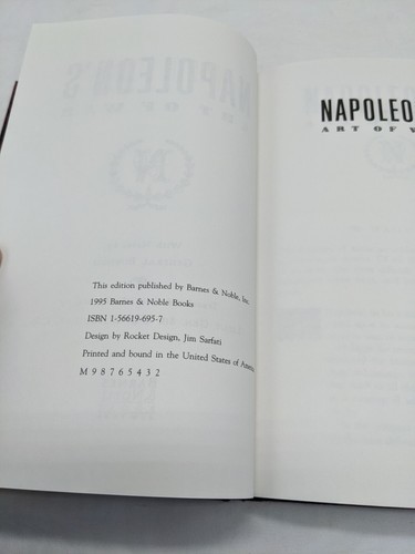 Napoleons Art Of War Barnes And Noble Hardcover Book Item image 7