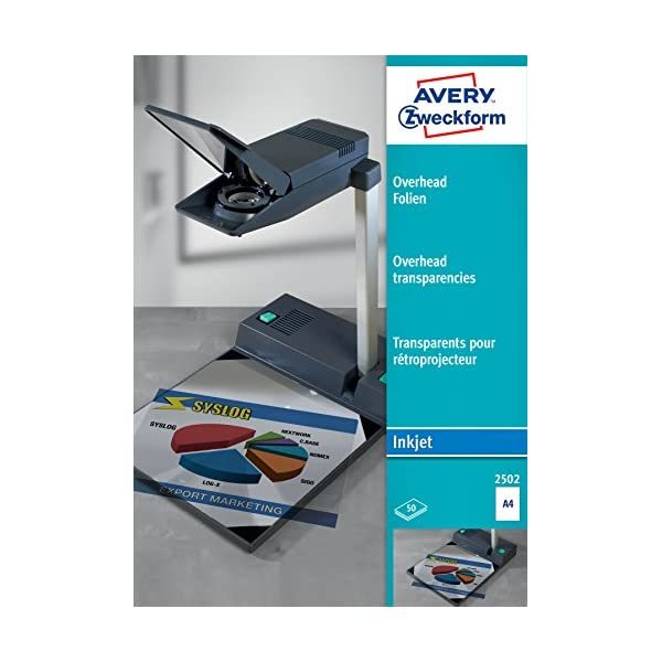 Avery Zweckform 2502 Overhead Projector Transparencies DIN A4 with Speci... - $64.00