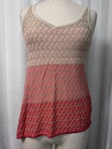 White House Black Market Women&#39;s Tank Sweater Multi Pinks Size Small - £24.73 GBP