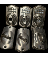 Schlage Touch Camelot Electronic Deadbolt Satin Nickel X3 For Parts Working - $1,142.37 MXN